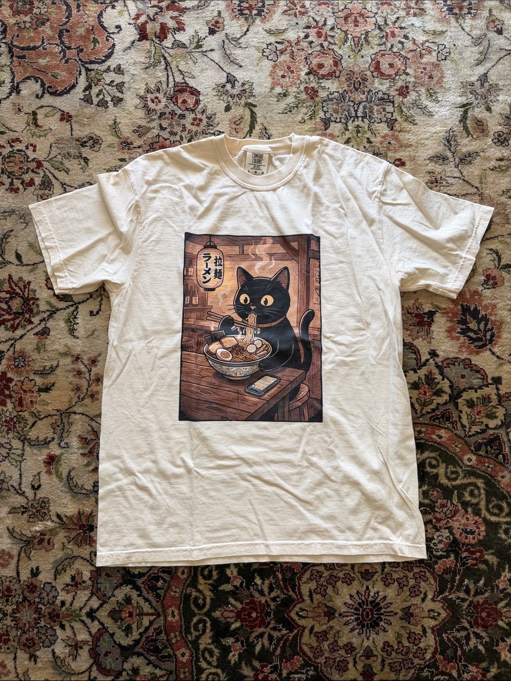 Ramen Cat Comfort Colors Shirt